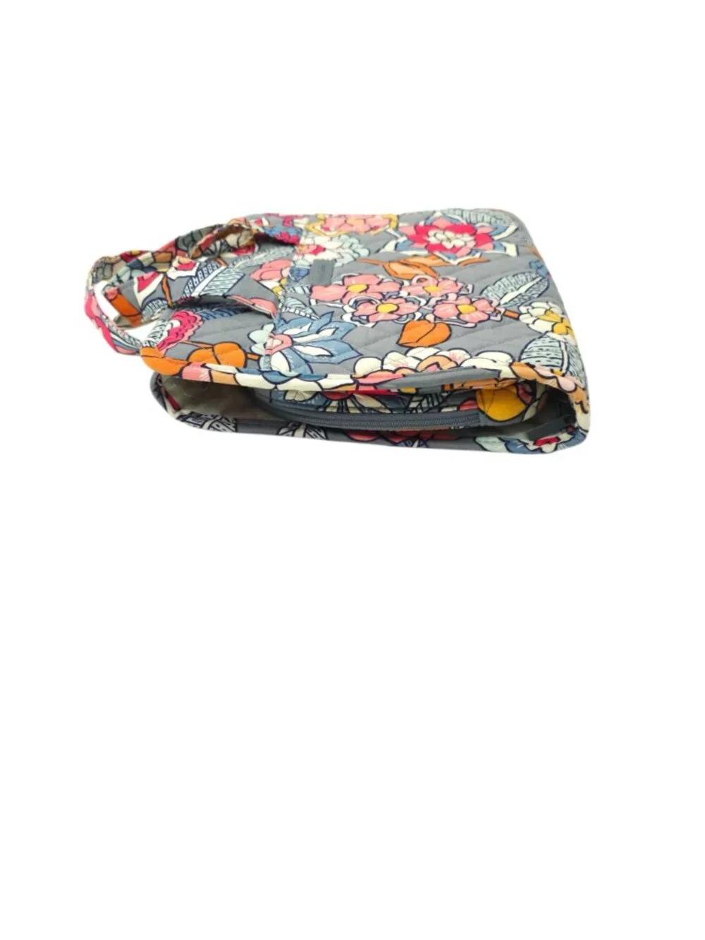 Vera Bradley Hanging Organizer Cosmetic Makeup Travel Bag Tropical Evening Gray - Picture 13 of 15